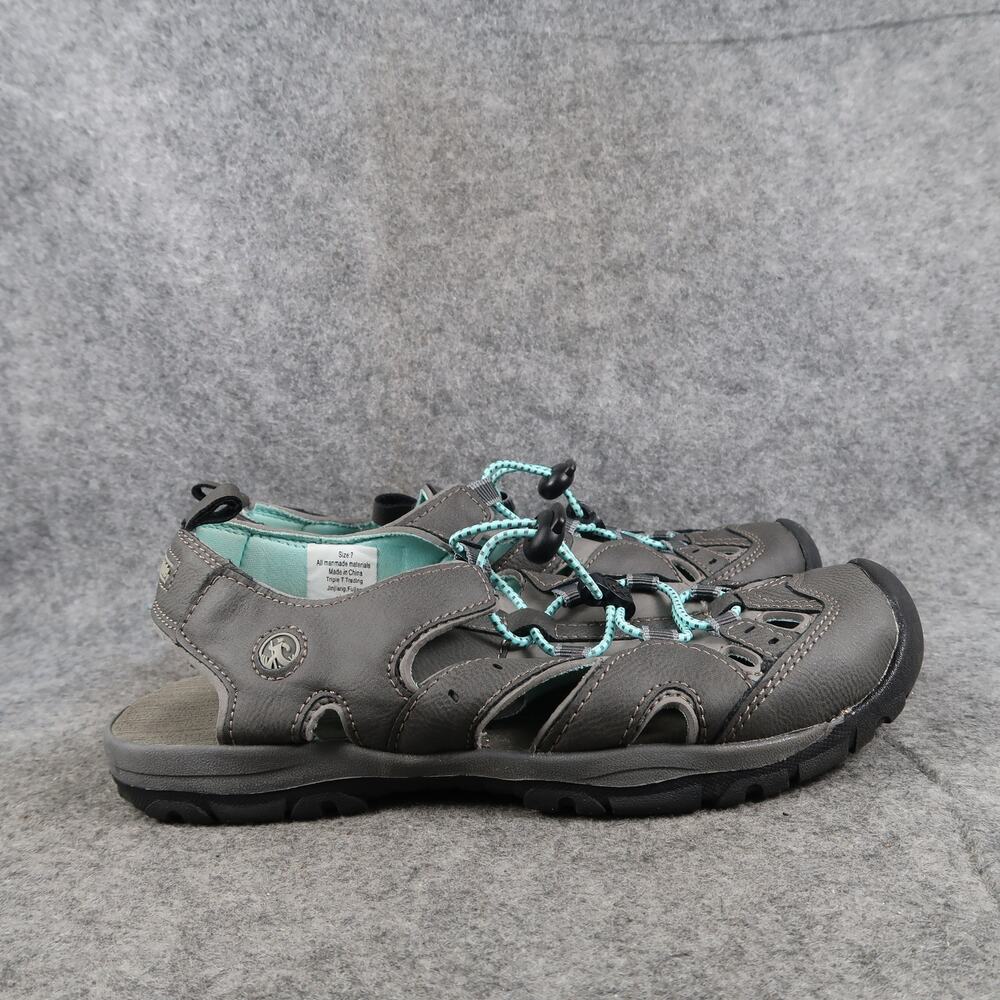 Northside Shoes Womens 7 Sport Sandals Closed Toe Fisherman Casual Active Grey